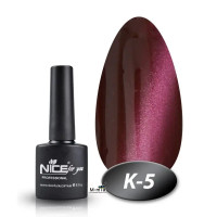 Гель лак Nice кошачий глаз К - 05
